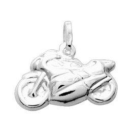 BIJOU COLLECTION - Pendentif argent massif rhodié Ref 316012