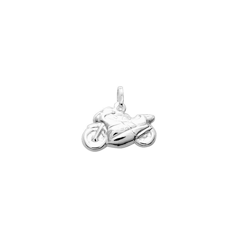BIJOU COLLECTION - Pendentif argent massif rhodié Ref 316012