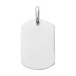 BIJOU COLLECTION - Pendentif argent massif rhodié 2,50 g Ref 316022