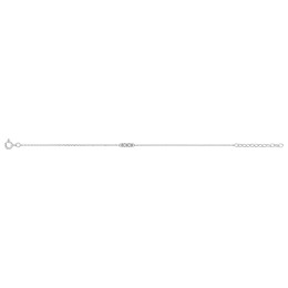 BIJOU COLLECTION - Bracelet avec oxydes argent massif rhodié Ref 333453.1