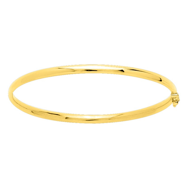 BIJOU COLLECTION - Jonc ouvrant 3 mm or jaune 18 carats Ref 374.3PM