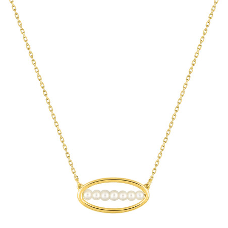 BIJOU COLLECTION - Collier perle de culture deau douce or jaune 9 carats Ref 397123.P0