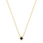 BIJOU COLLECTION - Collier saphir or jaune 9 carats Ref 397233.S0