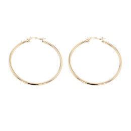 BIJOU COLLECTION - Boucles d'oreilles créoles plaqué or Ref 1011478