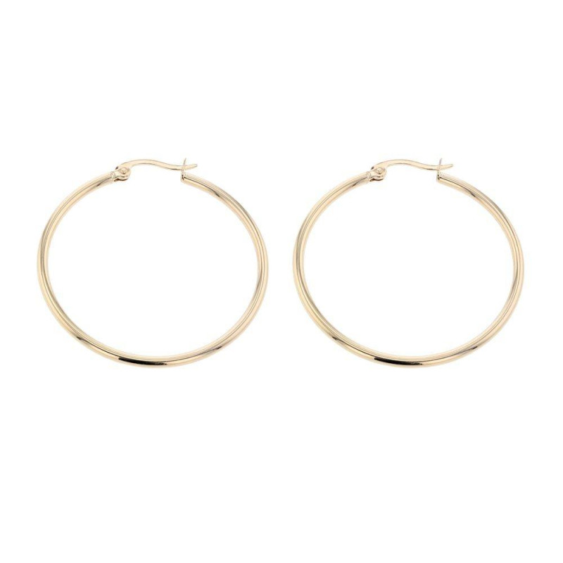 BIJOU COLLECTION - Boucles d'oreilles créoles plaqué or Ref 1011478