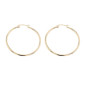BIJOU COLLECTION - Boucles d'oreilles créoles plaqué or Ref 1011478