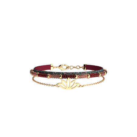 Les Cadettes - Bracelet multi-rangs doré taille S Ref 704375919DH_195