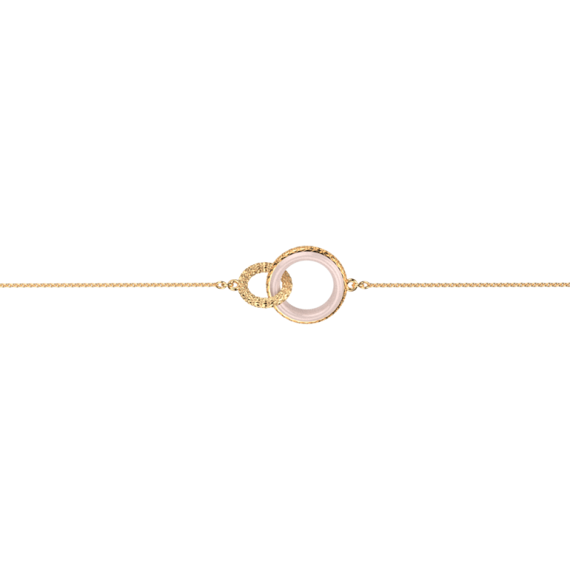 Les Cadettes - Bracelet Sunset doré et laque nude Ref 70444501958_190