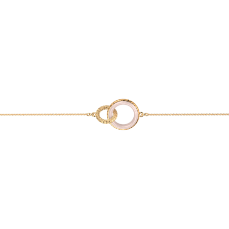 Les Cadettes - Bracelet Sunset doré et laque nude Ref 70444501958_190