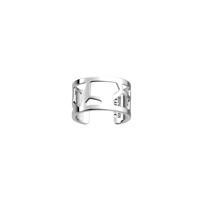 Les Georgettes - Bague Girafe argenté 12 mm Ref 70296011600
