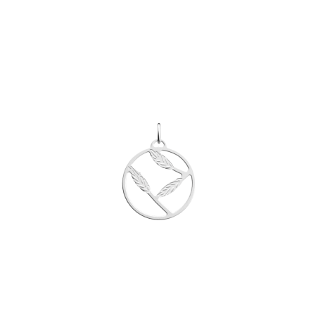 Les Georgettes - Pendentif Épis de Blé argenté 25 mm Ref 70398461600000