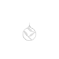 Les Georgettes - Pendentif Épis de Blé argenté 25 mm Ref 70398461600000