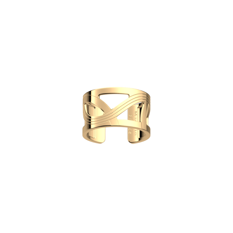 Les Georgettes - Bague Enlacement doré 12 mm Ref 70399170100