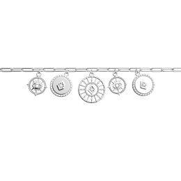 Les Georgettes - Bracelet Les Précieuses Astrale Pampille argenté 16 mm Ref 70441621608_190