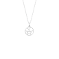 Les Georgettes - Collier Girafe argenté 16 mm Ref 70441721600_050