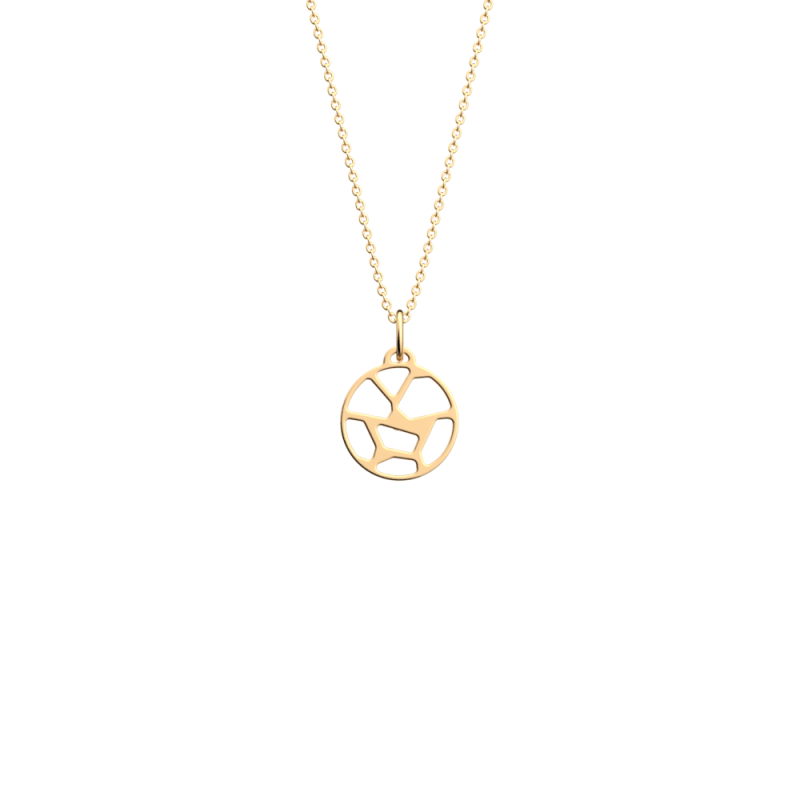Les Georgettes - Collier Girafe doré 16 mm Ref 70441721900_050