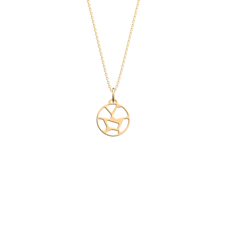 Les Georgettes - Collier Girafe doré 16 mm Ref 70441721900_050