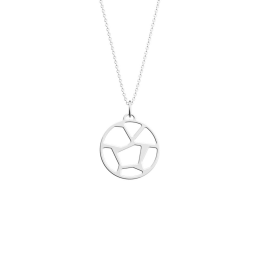 Les Georgettes - Collier Girafe argenté 25 mm Ref 70441731600_050