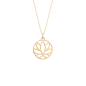 Les Georgettes - Collier Lotus doré 25 mm Ref 70441791900_050