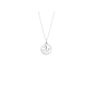 Les Georgettes - Collier Arbre de vie argenté 16 mm taille 50 Ref 70441801608_050