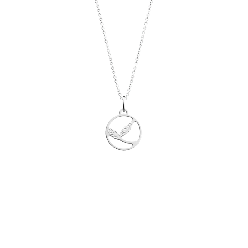 Les Georgettes - Collier Épis de Blé argenté 16 mm Ref 70441821600_050