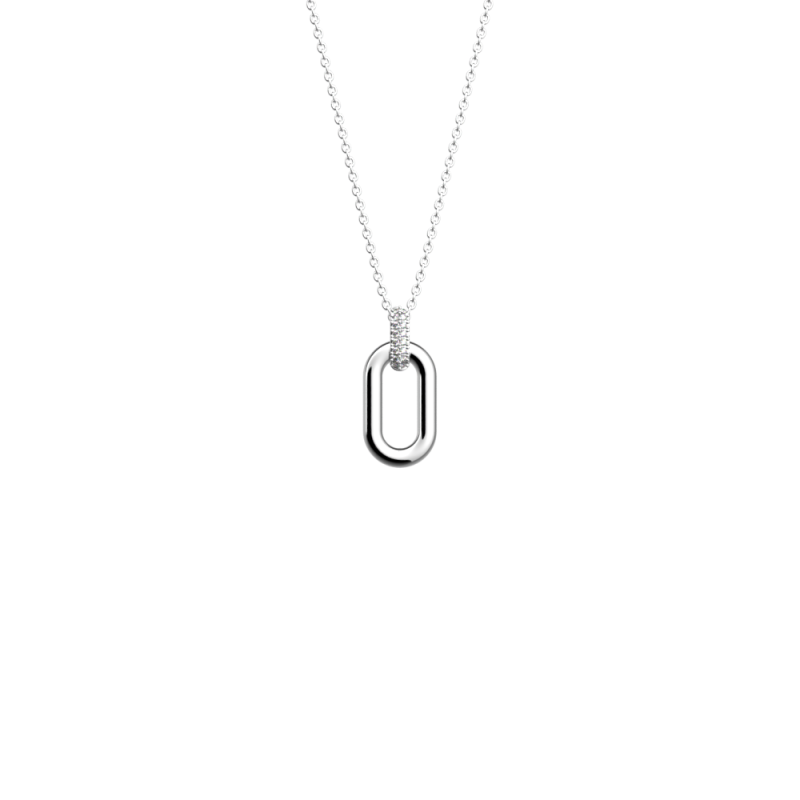 Les Georgettes - Collier Les Précieuses Chaîne argenté 16 mm Ref 70441881608_050