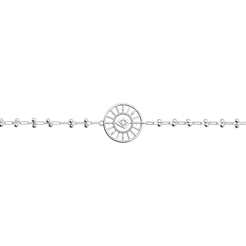 Les Georgettes - Bracelet Les Précieuses Astrale argenté 16 mm Ref 70448681608_190