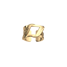Les Georgettes - Bague Drapé dorée 12 mm taille 54 Ref 70452670100_054