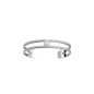 Les Georgettes - Bracelet manchette Les Précieuses Nuit argenté 8 mm Ref 70453721608000