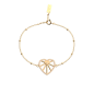 Les Georgettes - Bracelet Coeur céleste doré 17 mm Ref 70456571908_190