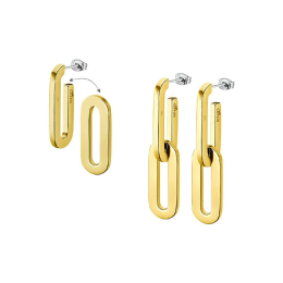 Lotus - Boucles d'oreilles Style acier doré rose arbre de vie  Ref LS2225-4/2