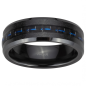 Phebus - Bague Stanislas céramique noire Ref 15-0317-62