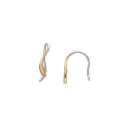 Skagen - Boucles d'oreilles pendantes Kariana Waves bicolore en acier Ref SKJ1780710