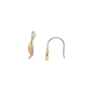 Skagen - Boucles d'oreilles pendantes Kariana Waves bicolore en acier Ref SKJ1780710