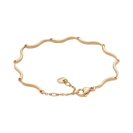 Skagen - Bracelet chaîne Kariana Waves acier doré Ref SKJ1786710