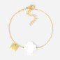 ZAG - Bracelet Vega acier doré 15+3cm Ref SBS00611-01WHT