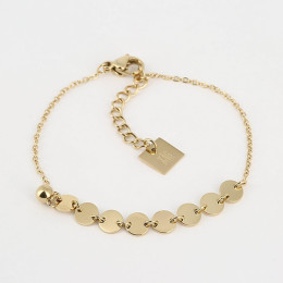 ZAG - Bracelet Proof acier doré 15+3cm Ref SBS13924-01UNI