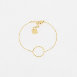 ZAG - Bracelet Felicite acier doré 15+3cm Ref SBS16304-01UNI