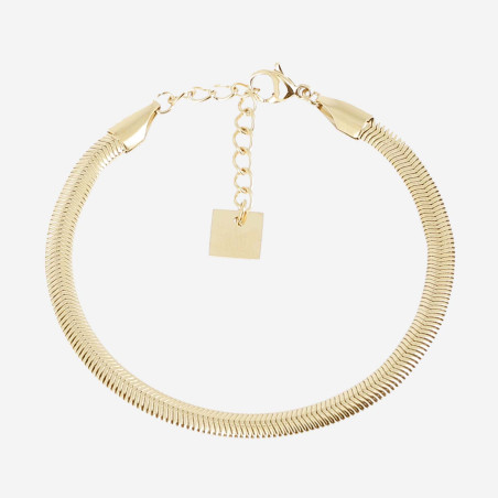 ZAG - Bracelet Anubis acier doré 15+3cm Ref SBS23104-01UNI