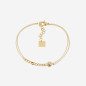 ZAG - Bracelet Belenos acier doré avec oxydes de zirconium 15+3cm Ref SBS24717-01WHT
