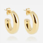 ZAG - Boucles d'oreilles Subtile acier doré 16x20mm Ref SEC22961-01UNI