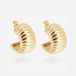 ZAG - Boucles d'oreilles Lady acier doré Ref SEC22981-01UNI