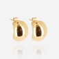 ZAG - Boucles d'oreilles Joyeuse acier doré Ref SEC23190-01UNI
