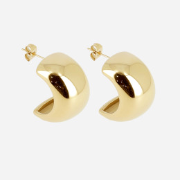 ZAG - Boucles d'oreilles Punte acier doré Ref SEC23255-01UNI