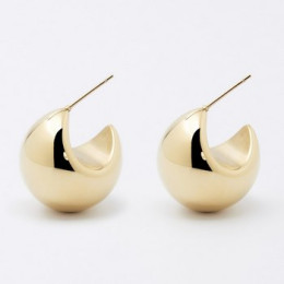 ZAG - Boucles d'oreilles Elea acier doré 23x18mm Ref SEL22080-01UNI