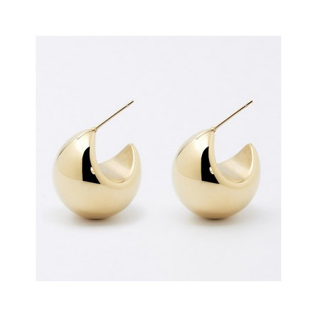 ZAG - Boucles d'oreilles Elea acier doré 23x18mm Ref SEL22080-01UNI