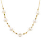 ZAG - Collier Zoe acier doré perle de culture 38+5cm Ref SNS10579-01SEL