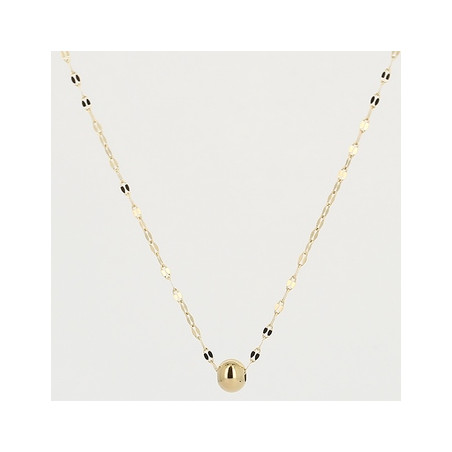 ZAG - Collier Minidisco acier doré 38+5cm Ref SNS13647-01UNI