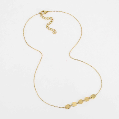 ZAG - Collier Court acier doré 36+2+5cm Ref SNS16695-01UNI