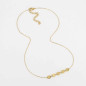 ZAG - Collier Court acier doré 36+2+5cm Ref SNS16695-01UNI